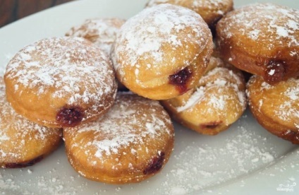 Берлінські пончики - покроковий рецепт з фото на