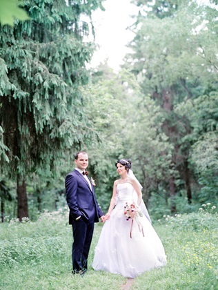 Богемна лісова весілля махай і роману