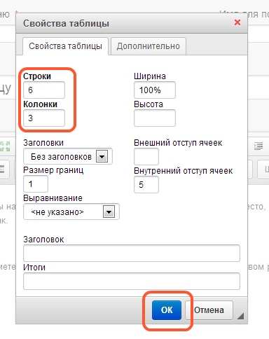 Як додати таблицю покрокова інструкція по розміщенню таблиць на сторінках вашого сайту