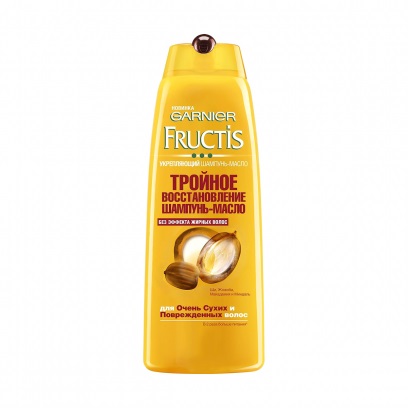 Шампунь garnier fructis - потрійне відновлення - для дуже сухих і пошкоджених волосся, 400 мл в