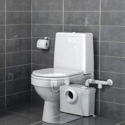 Фекальний насос з подрібнювачем для туалету (унітаза) правильна установка