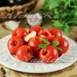 Малосольні зелені помідори швидкого приготування, рецепт за добу