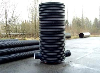 Пластикові труби для колодязя великого діаметру, для абиссинской свердловини, особливості монтажу