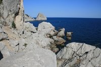 Пляжі Сімеїзу - нудистський пляж у скелі крило лебедя, дикий пляж у скелі «дива» і дикий пляж -