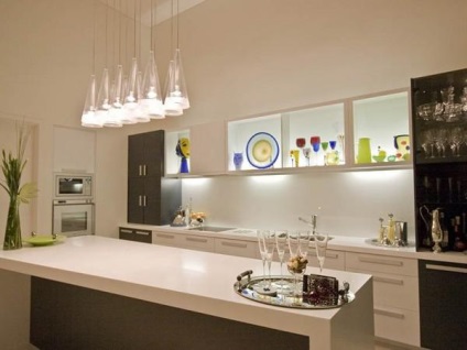 Підвісний світильник для кухні над столом види, дизайн, установка