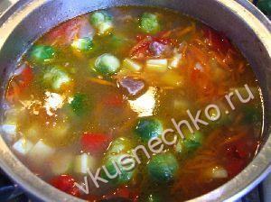 Покроковий рецепт суп яловичий з брюссельською капустою з фото, як приготувати з інгредієнтів
