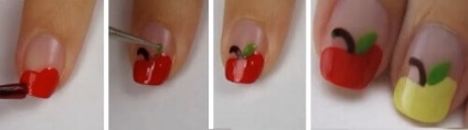 Манікюр яблука на нігтях (фото і покрокова інструкція) - стиль тіла