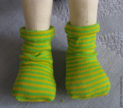 Шиємо вручну шкарпетки для лялечки зі звичайних шкарпеток - ярмарок майстрів - ручна робота, handmade