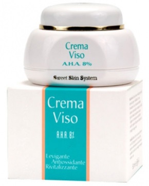 Sweet skin system crema viso aha 8% крем для обличчя ана 8% (ph 3, 5), 50 мл