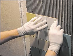 Технологія облицювання стін керамічною плиткою
