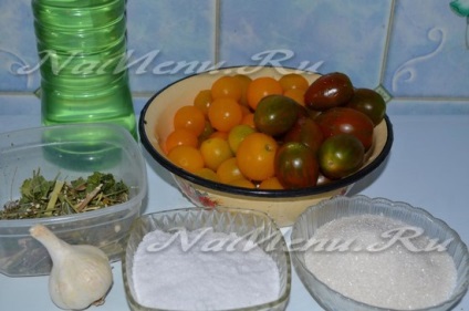 Консервовані помідори черрі на зиму, рецепт з фото