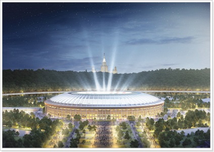 Проект реконструкції стадіону «Лужники» до чм по футболу 2018