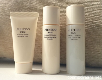 Система догляду за шкірою shiseido ibuki, cosmodream