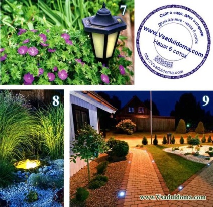 Світлове оформлення саду і дачі (фото прикладів), сайт про сад, дачі і кімнатних рослинах
