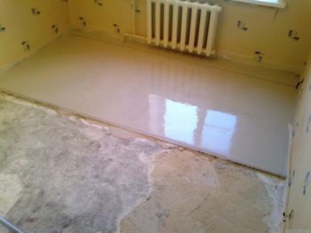 Гіпсовий наливна підлога - особливості та переваги покриття