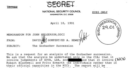 Горбачов зробив для ЦРУ більше, ніж шпигуни