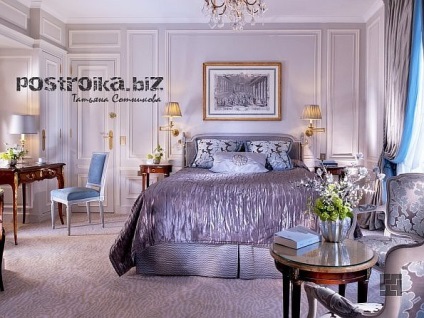 Інтер'єр спальні в класичному стилі дорого і ввічливо