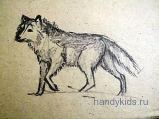 Як намалювати вовка