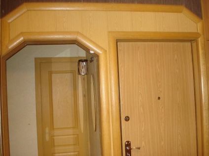 Як зробити подвійний дверний портал своїми руками вхідні двері і прохід з передпокою на кухню
