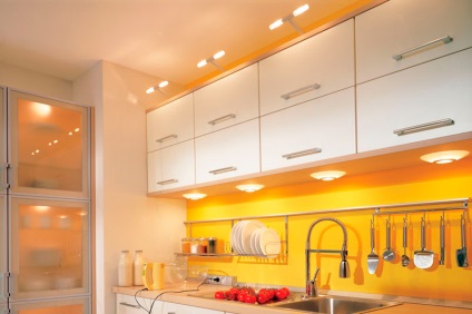 Як вибрати світильники для підсвічування робочої зони на кухні для максимального комфорту