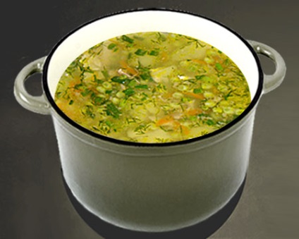 Суп з зеленого горошку картопляний покроковий рецепт з фото