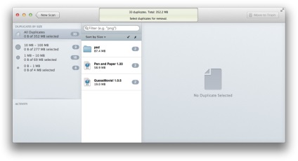 The duplicate finder - додаток для пошуку дублікатів файлів на mac