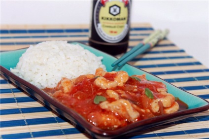 Курочка по-тайськи в гострому кисло-солодкому соусі рецепт з фотографіями