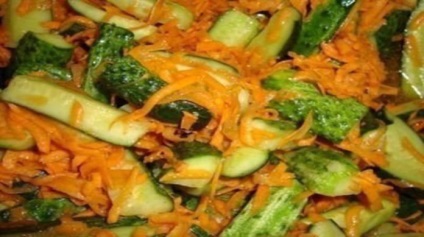 Огірки з морквою по-корейськи рецепт швидкого приготування