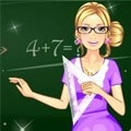 Вчителька - ігри для дівчаток грати онлайн безкоштовно, флеш ігри на