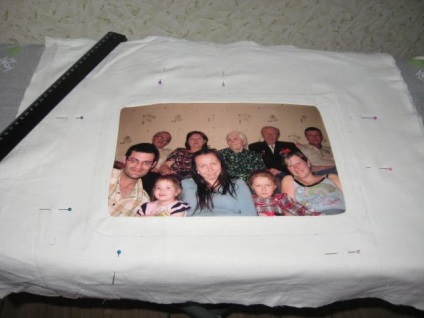 Вінтажна рамочка для сімейного фото з тканини - ярмарок майстрів - ручна робота, handmade