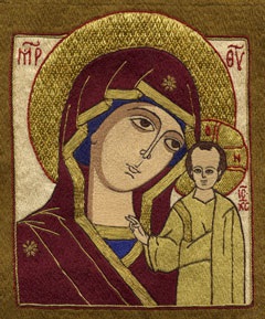 Золотное лицьове шиття техніка ікони Мілєєв татьяна