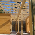 Structuri de acoperis din lemn.