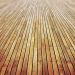 Pictura de podea din lemn