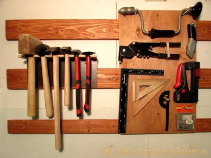Гнучка система зберігання інструменту в домашній майстерні, майстер-клас своїми руками