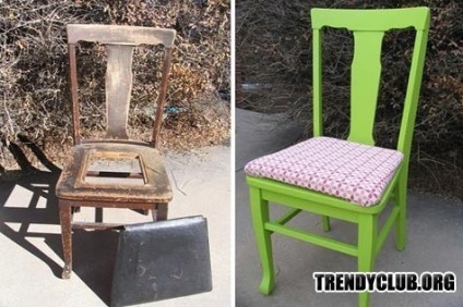 Як зробити гарний стілець із старого