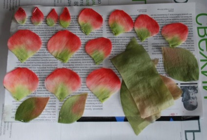 Особливості фарбування шовкових квітів - ярмарок майстрів - ручна робота, handmade