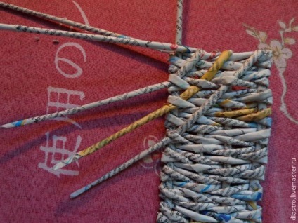 Плетіння з газетних трубочок