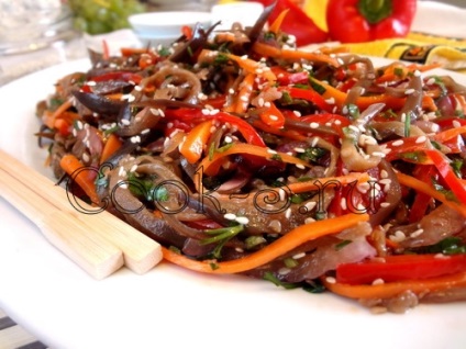Салат з баклажанів по-корейськи - покроковий рецепт з фото, салати
