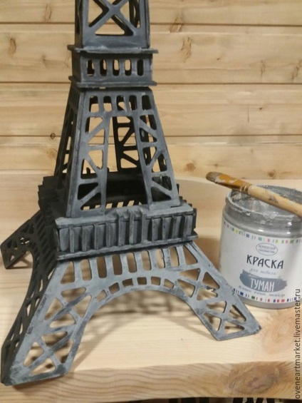 Як пофарбувати дерев'яну модель в сріблястий металік - ярмарок майстрів - ручна робота, handmade