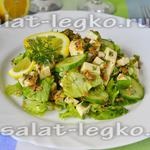 Салат з руколою і тунцем - рецепт з фото