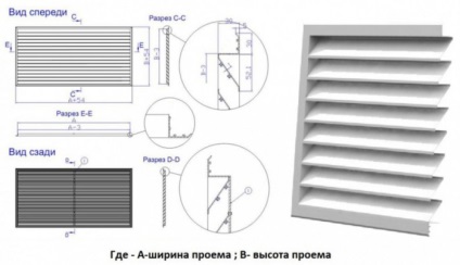Вентиляційна решітка на фасад пристрій, різновиди та властивості