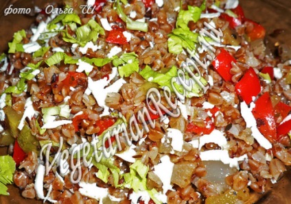 Гречка з овочами - фото-рецепт гречки з овочами, зеленню і сиром