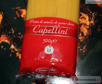Макаронні вироби pasta zara capellini № 1 - «італійські спагетті з твердих сортів пшениці pasta