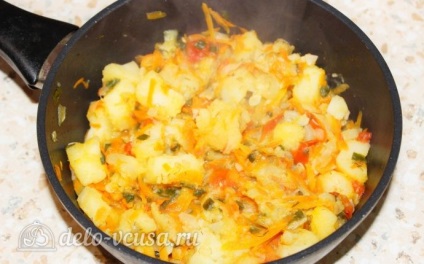 Овочеве рагу з картоплі і кабачків, рецепт з фото