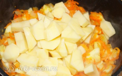 Овочеве рагу з картоплі і кабачків, рецепт з фото