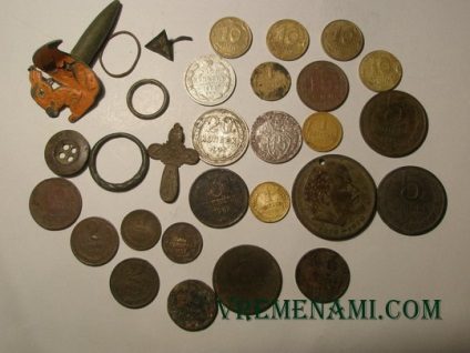 Пошук на городах монет металошукачем в 2013 році