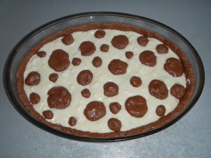 Шоколадно-сирний пиріг жираф - як приготувати пиріг, покроковий рецепт з фото