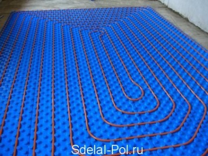 Труба для теплої підлоги водяного вибір, розрахунок і укладання поліпропіленових або металопластикових
