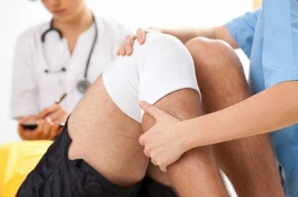 Забій колінного суглоба лікування