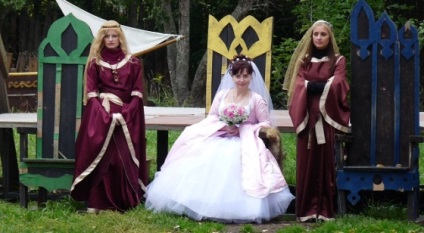 Весілля в середньовічному стилі сценарій, музика, одяг, фото